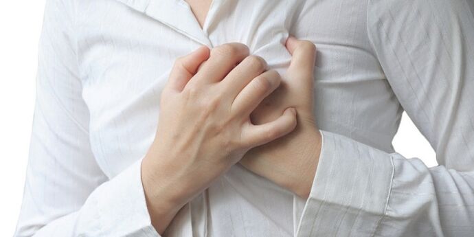 sakit dada dengan osteochondrosis toraks