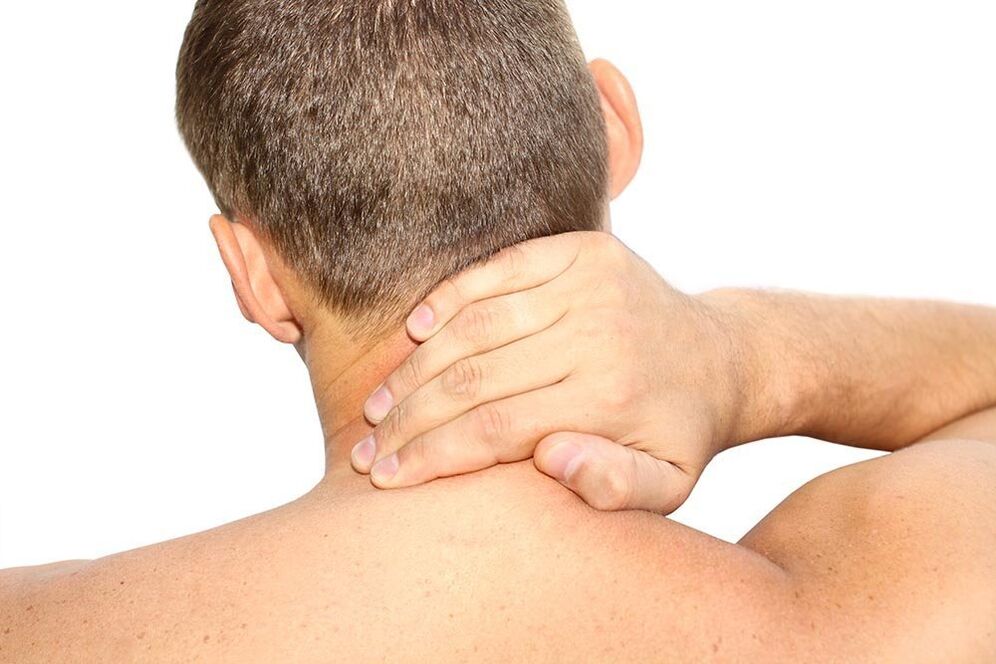 sakit leher dengan osteochondrosis
